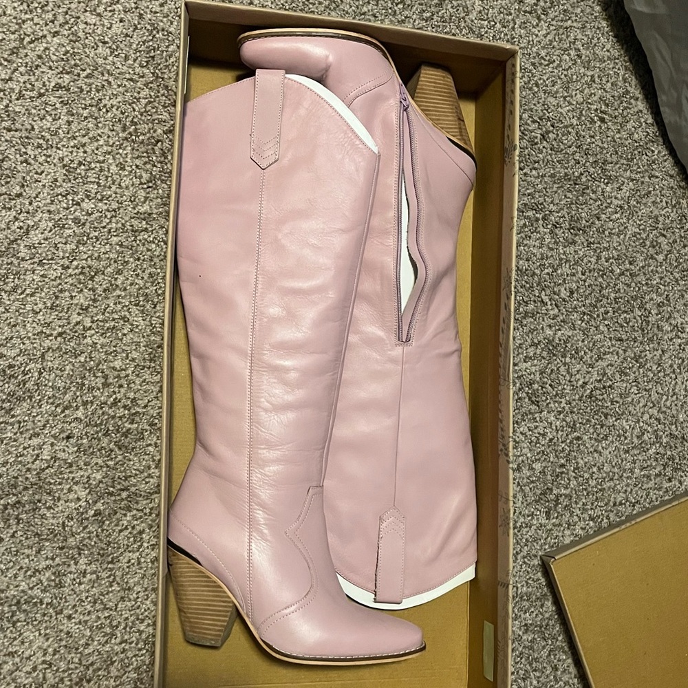 Free People Leni pink Cowboy Boot size 39 - Picture 3 of 10